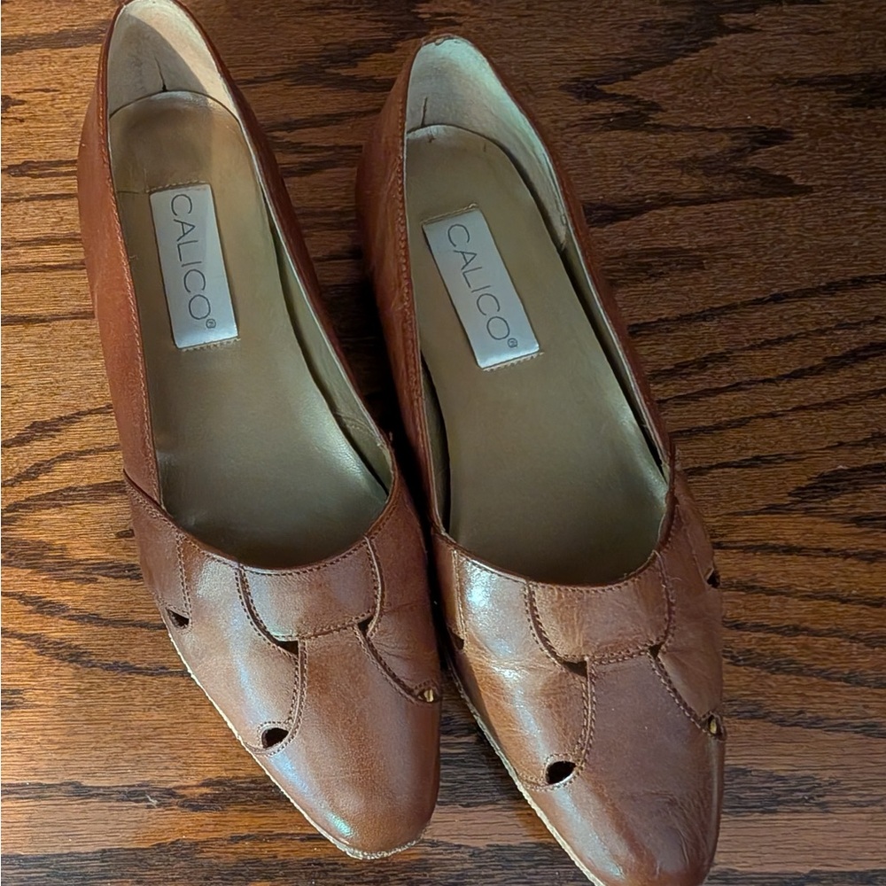 Vintage Brown Leather Loafers